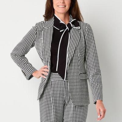 Liz Claiborne Ponte Womens Classic Fit Blazer Product Image