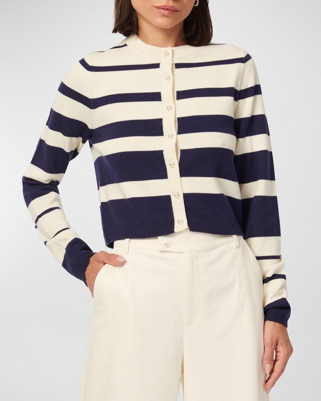 Womens Kimbra Stripe Wool Cardigan Product Image