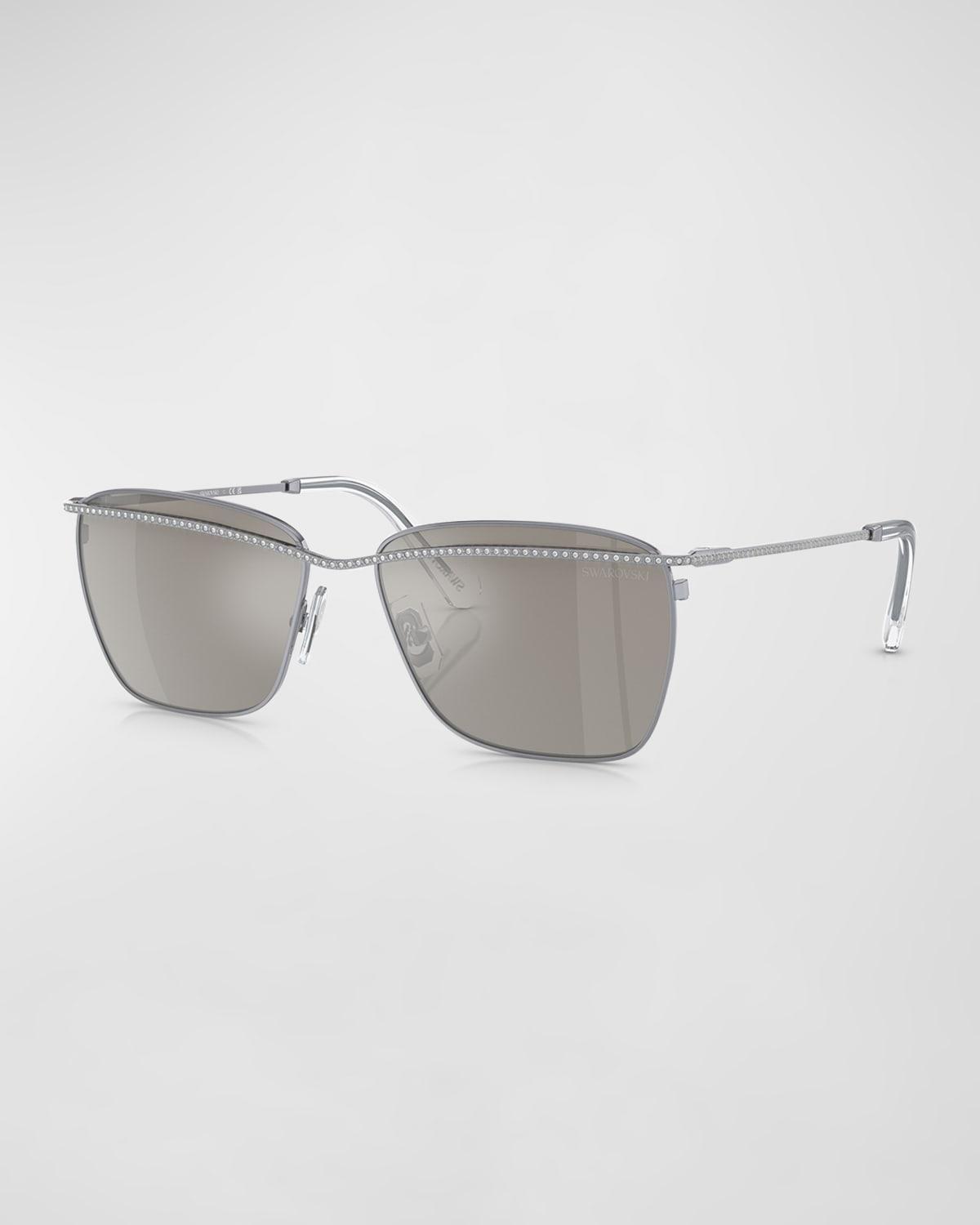 Swarovski Rectangular Sunglasses, 58mm Product Image