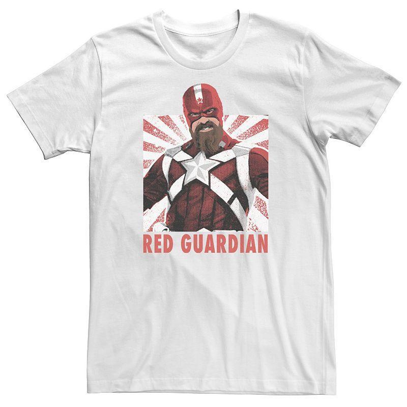 Big & Tall Marvel Black Widow Red Guardian Graphic Style Portrait Tee, Mens Product Image