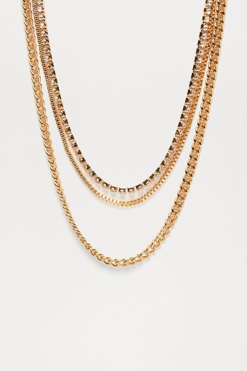 Gold On Me Necklace - Gold Product Image