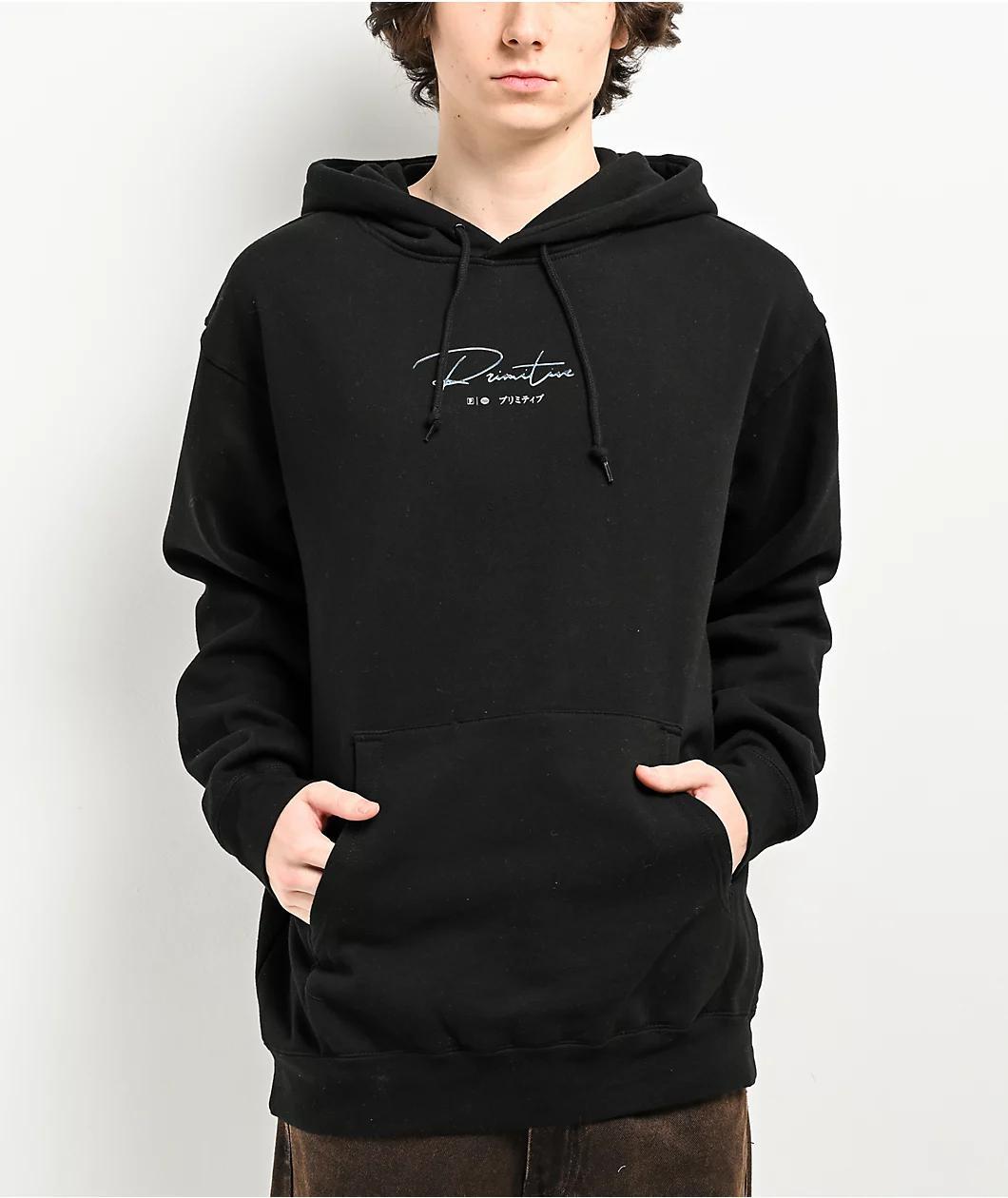 Primitive Sky Black Hoodie Product Image