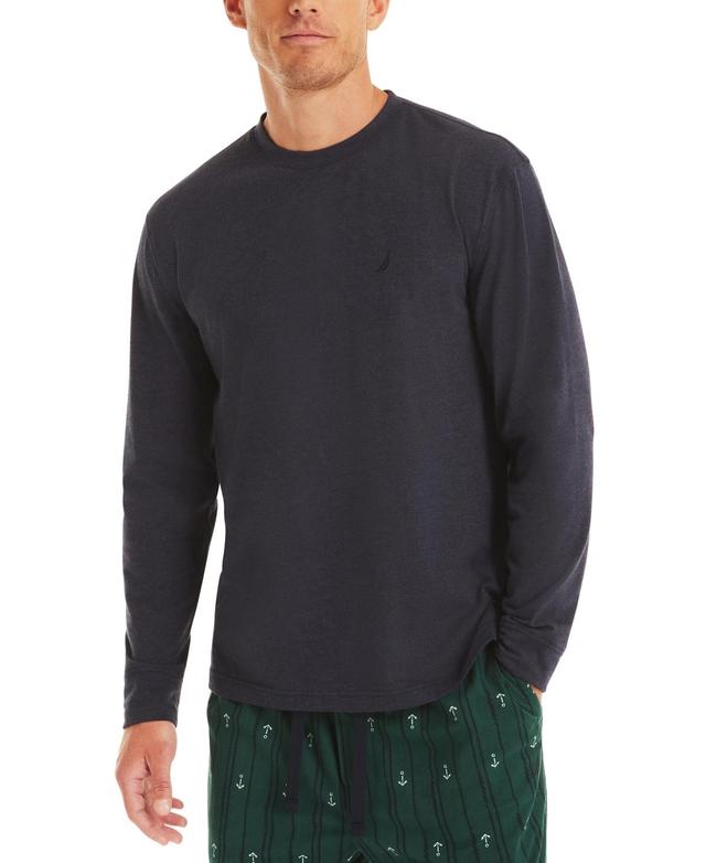 Nautica Mens Pajama Long-Sleeve T-Shirt Product Image