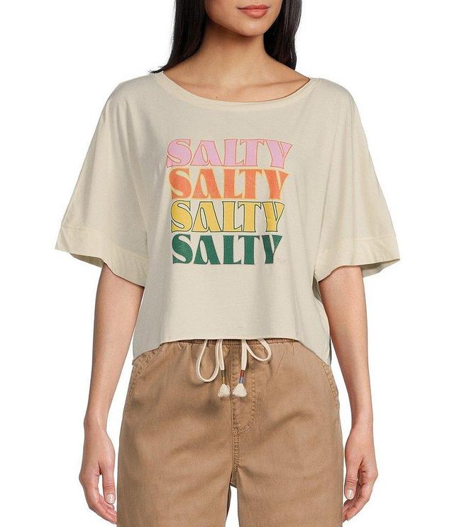 Roxy Salty Stack Short Sleeve Graphic T-Shirt Product Image