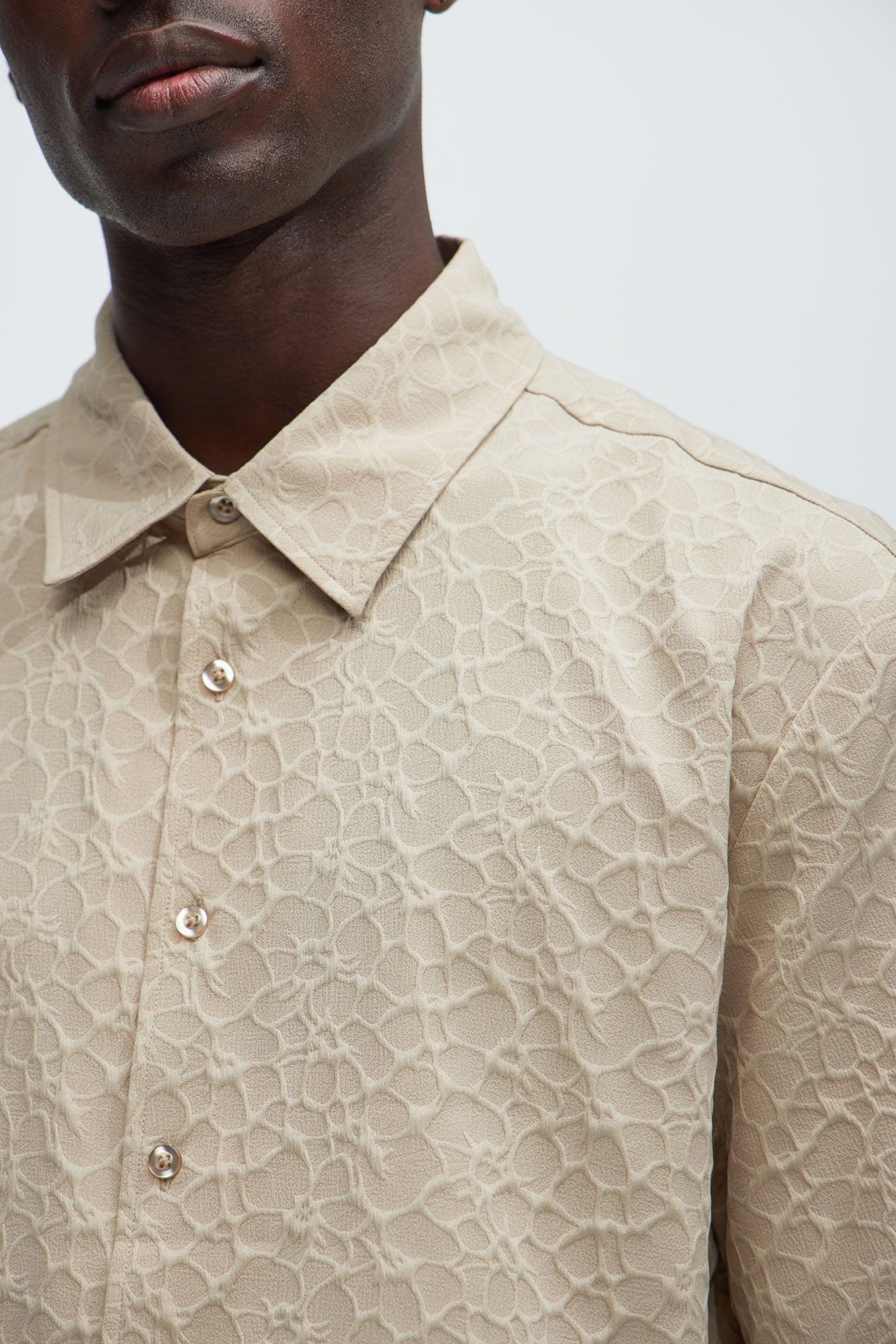 Atkinson Jacquard Shirt - Tan Product Image