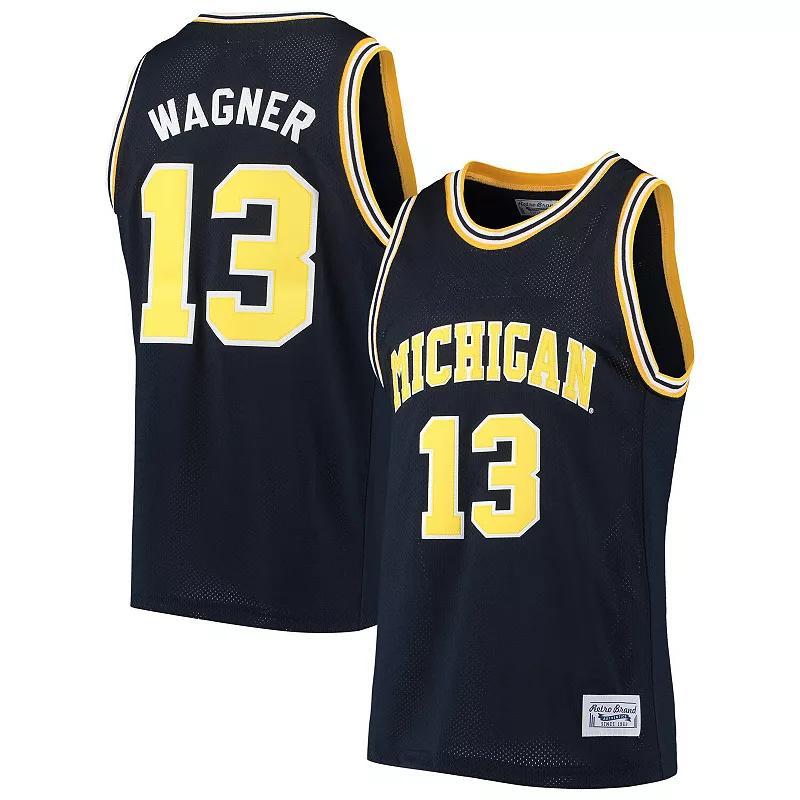 Mens Moritz Wagner Navy Michigan Wolverines Alumni Basketball Jersey Product Image