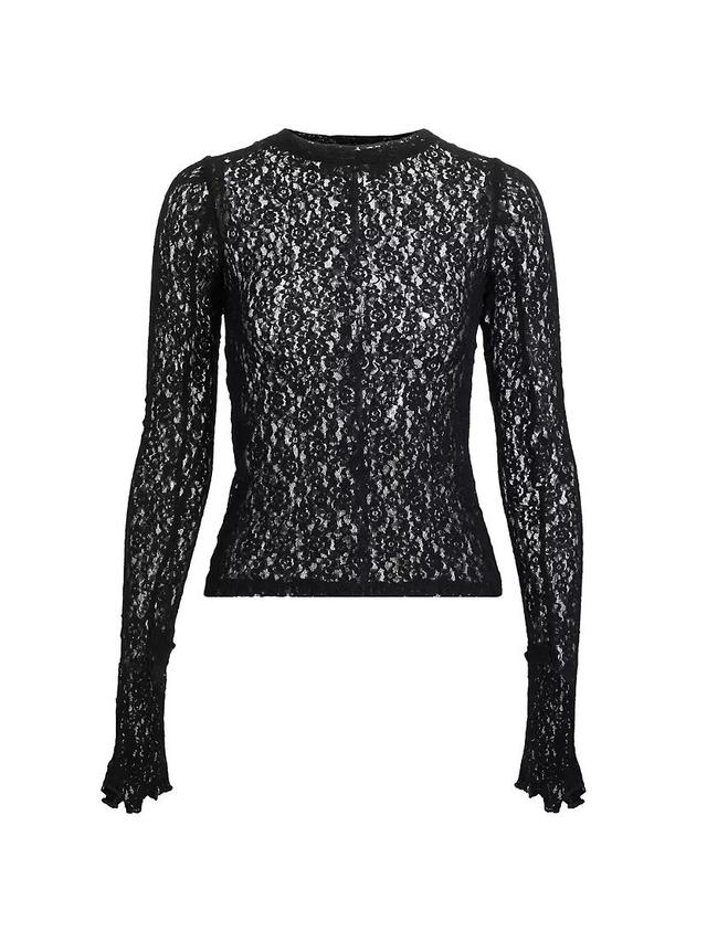 Lombardi Lace Long-Sleeve Top Product Image