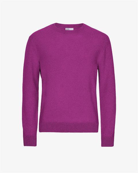 Classic Merino Wool Crew - Magenta Blaze Product Image