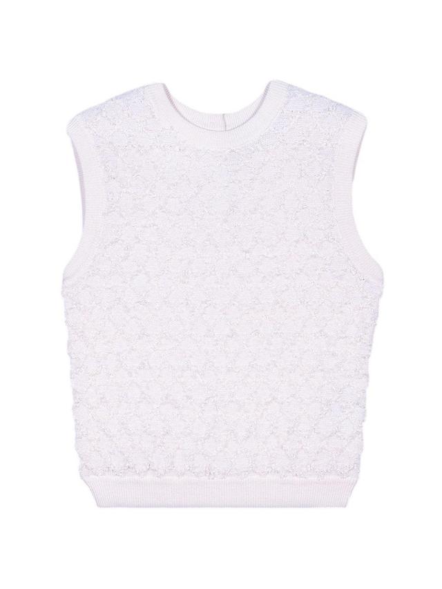 Womens Sleeveless Knit Jumper Product Image