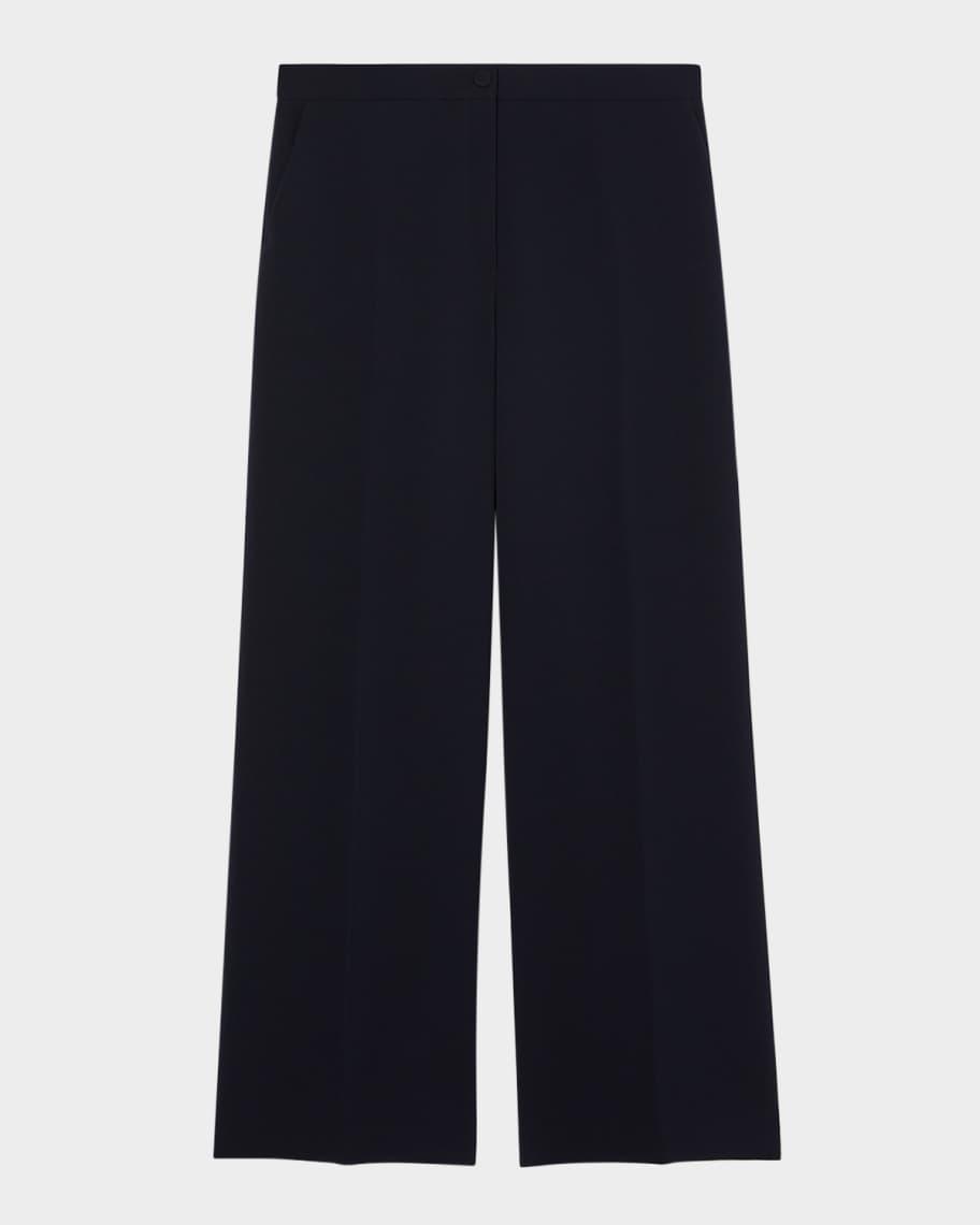 Plus Size Riccor Straight-Leg Cady Trousers Product Image