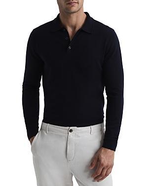 Reiss Trafford Long Sleeve Wool Polo Sweater Product Image