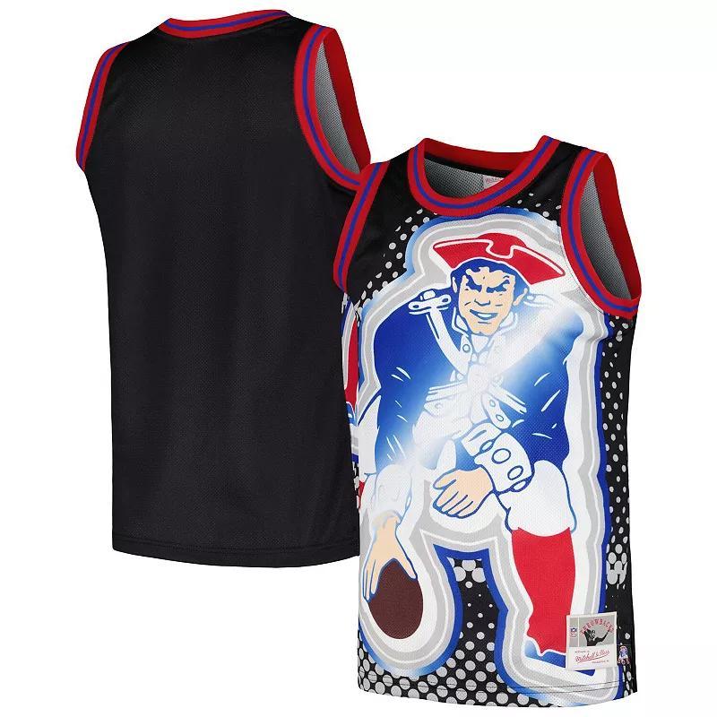 Mens Mitchell & Ness New England Patriots Big Face 7.0 Fashion Tank Top Product Image