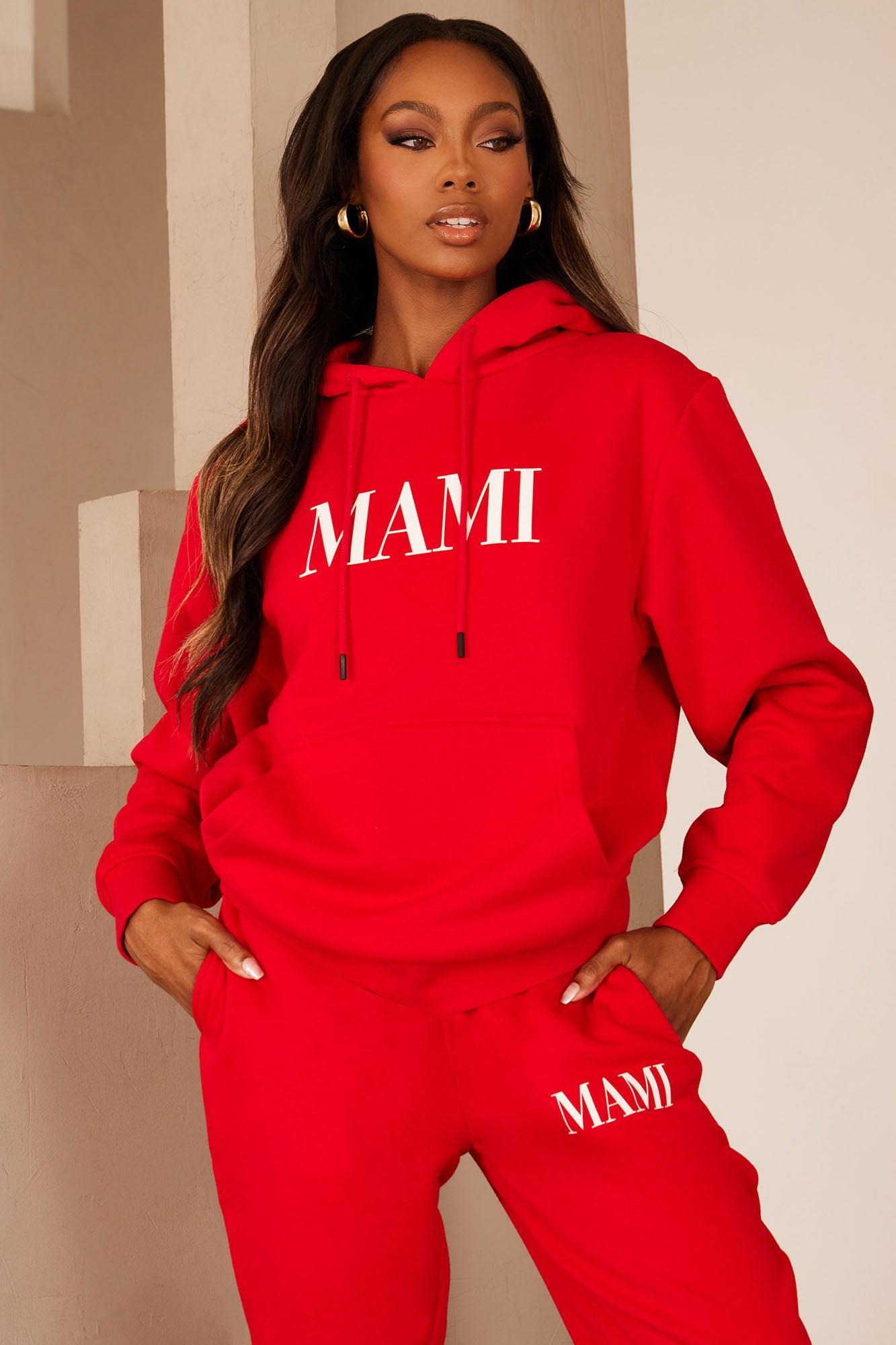 Family Goals Women's Mami Hoodie - Red Product Image