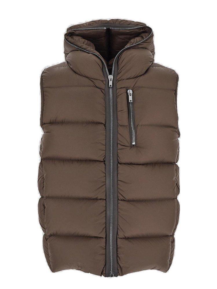 Brown Porterville Flight Down Vest In 134 Fawn Product Image