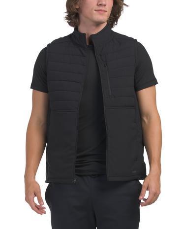 Mens Mixed Media Insulated Running Vest Product Image