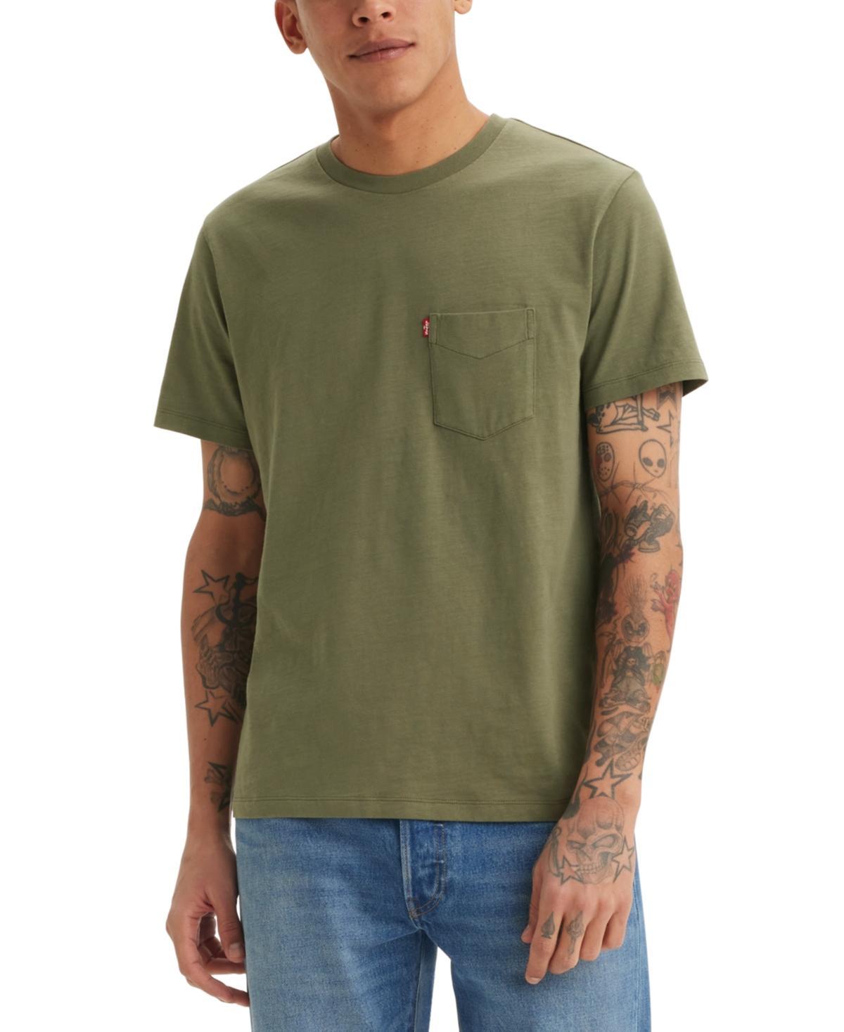 Levis Mens Classic Pocket Short Sleeve Crewneck T-shirt Product Image