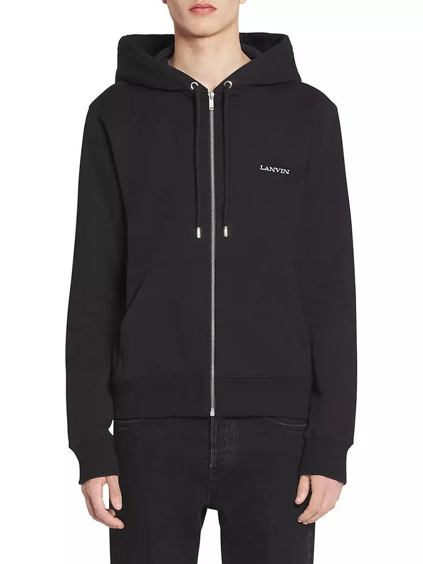 Archives Print Zipped Hoodie Product Image