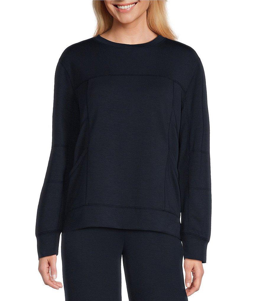 Westbound Petite Size Long Sleeve Crew Neck Soft Touch Top Product Image