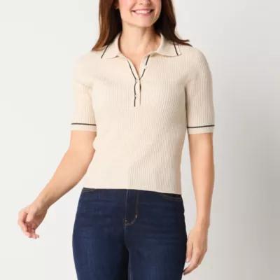 Liz Claiborne Womens Short Sleeve Pullover Sweater Product Image