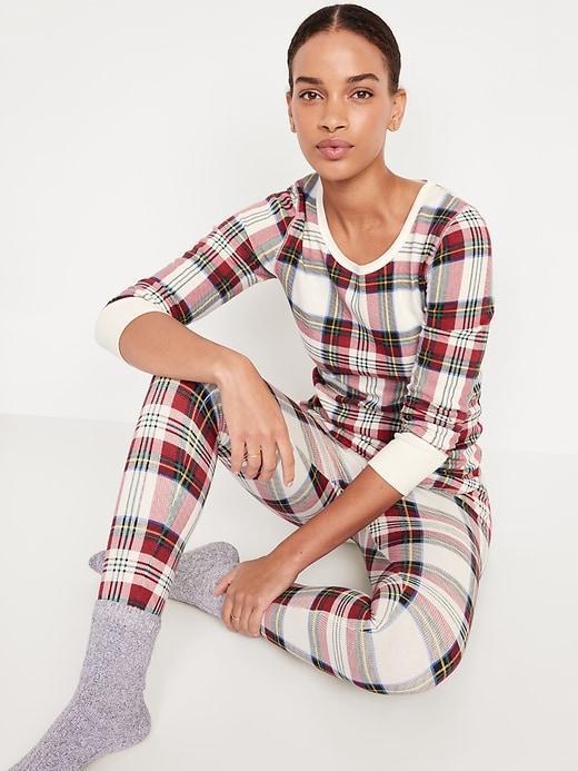 Flannel Pajama Set for Women Product Image