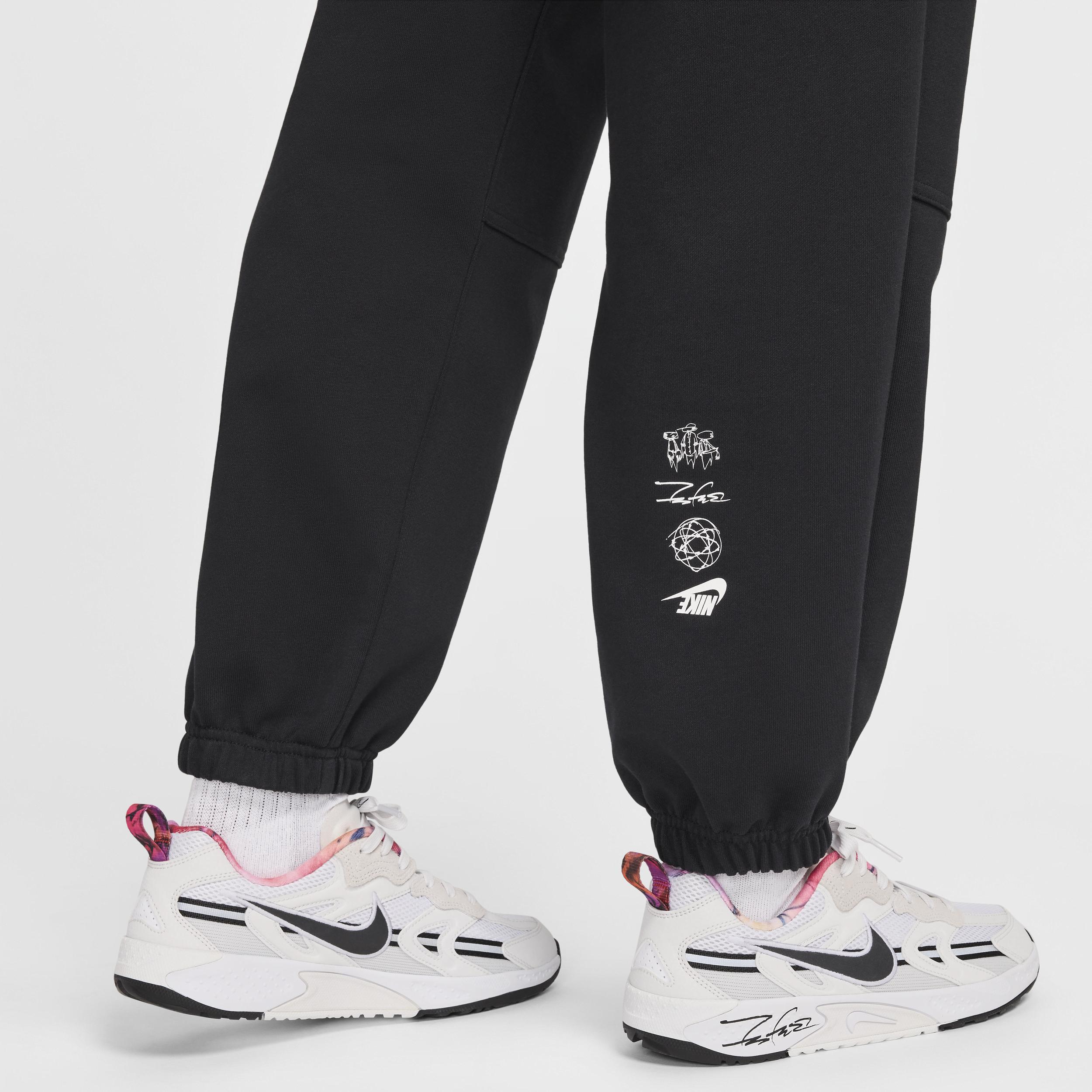 Women's Nike Sportswear Breaking Mid-Rise Oversized French Terry Pants Product Image