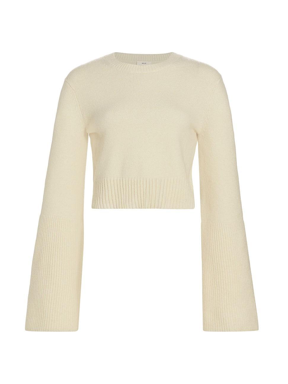 Clover Crewneck Wool-Blend Sweater Product Image