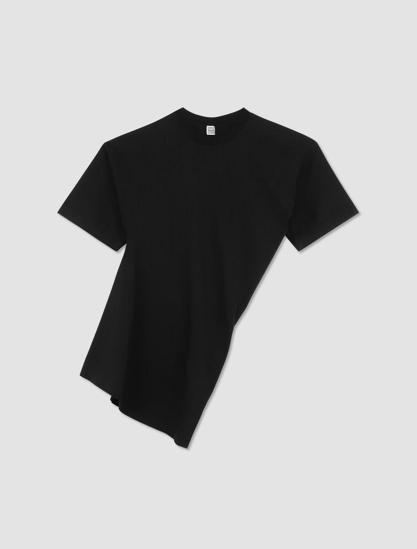 T-shirt Twisted In Black Product Image