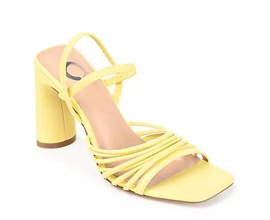 Journee Collection Womens Hera Strappy Block Heel Dress Sandals Product Image