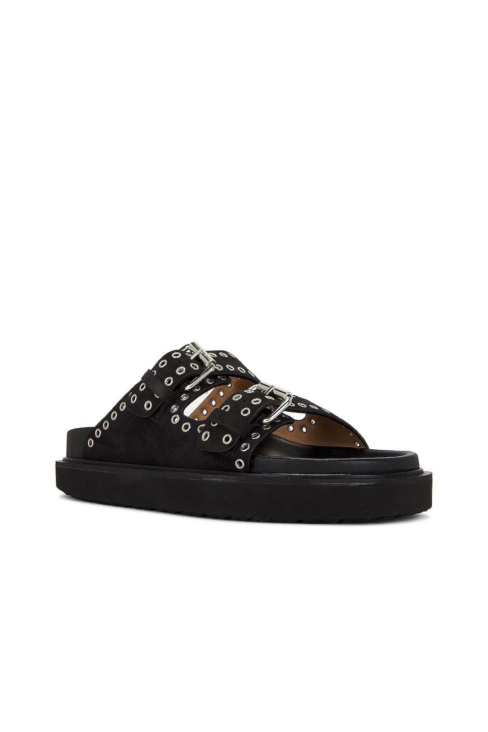 Isabel Marant Lennya Sandal in Black Product Image