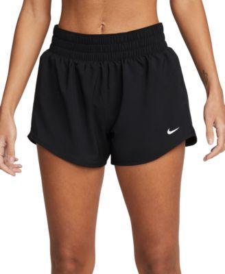 Nike Womens One Dri-fit Mid-Rise Brief-Lined Shorts - Ltarmb Product Image