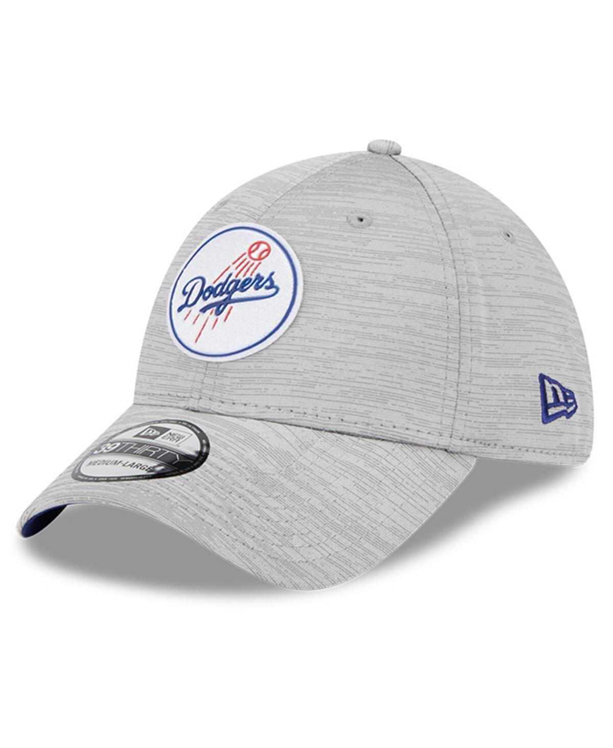 Mens New Era Gray Los Angeles Dodgers 2023 Clubhouse 39THIRTY Flex Hat Product Image