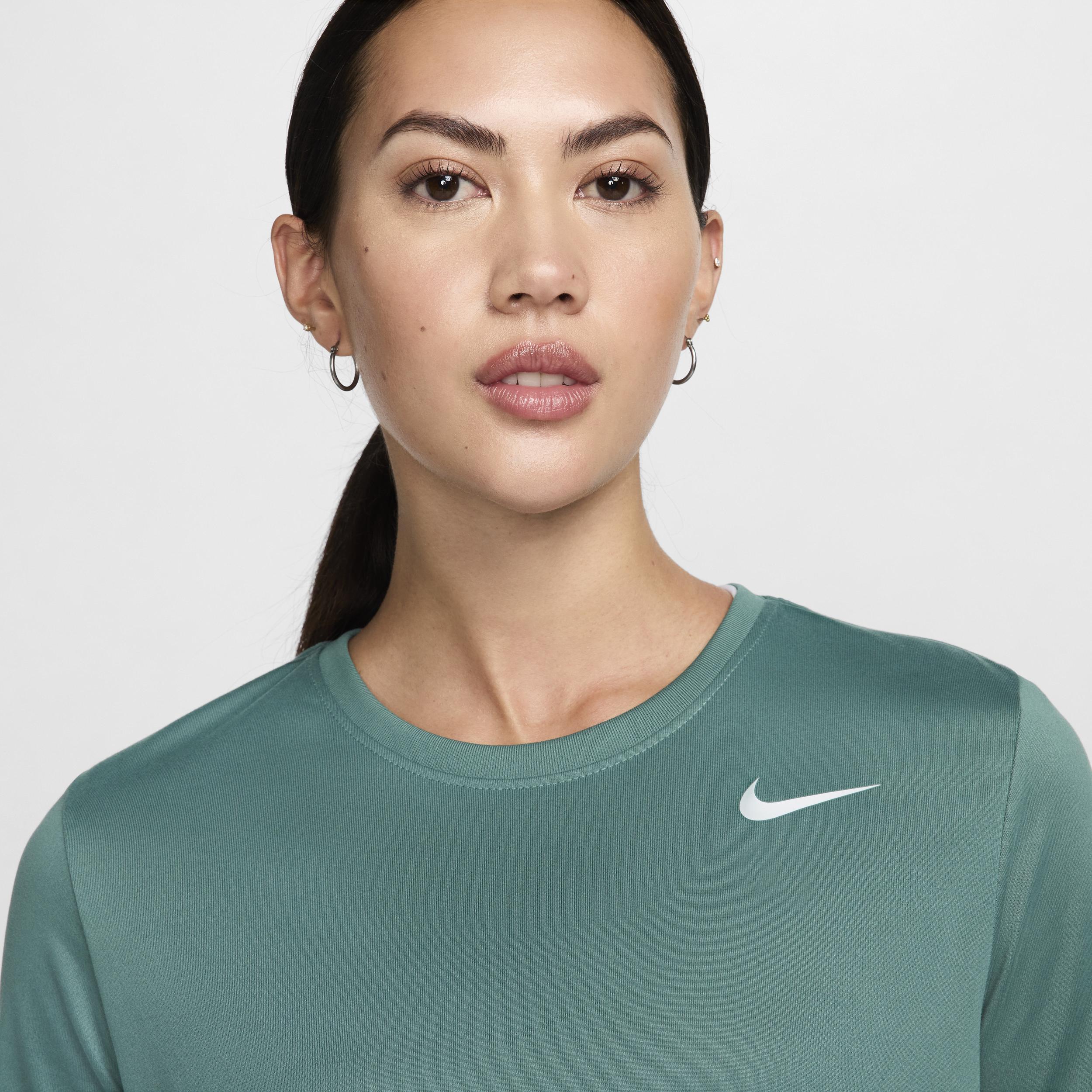 Nike Womens Dri-FIT Ragland LBR T-Shirt - Bicoastal/White Product Image