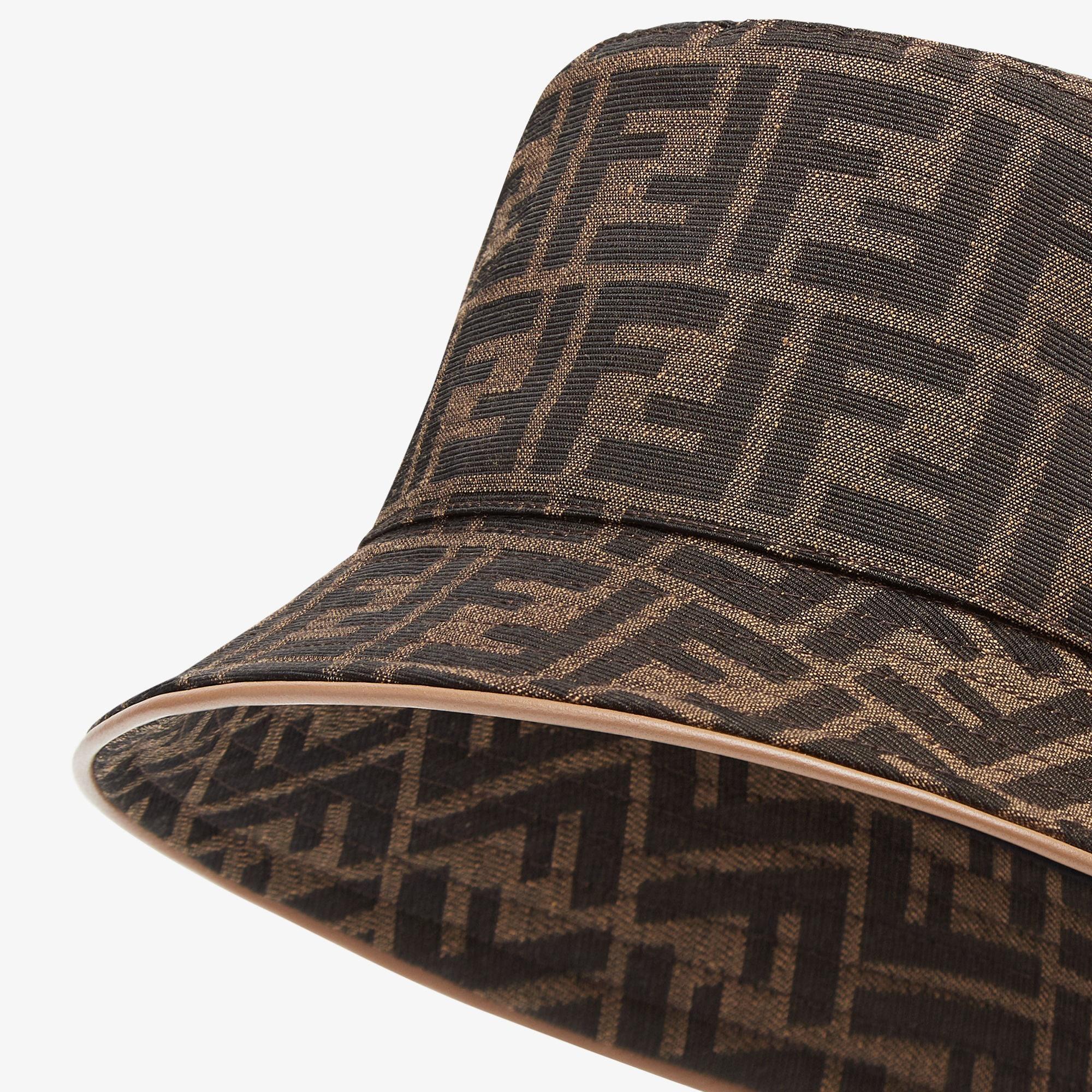 HatBrown FF jacquard hat Product Image