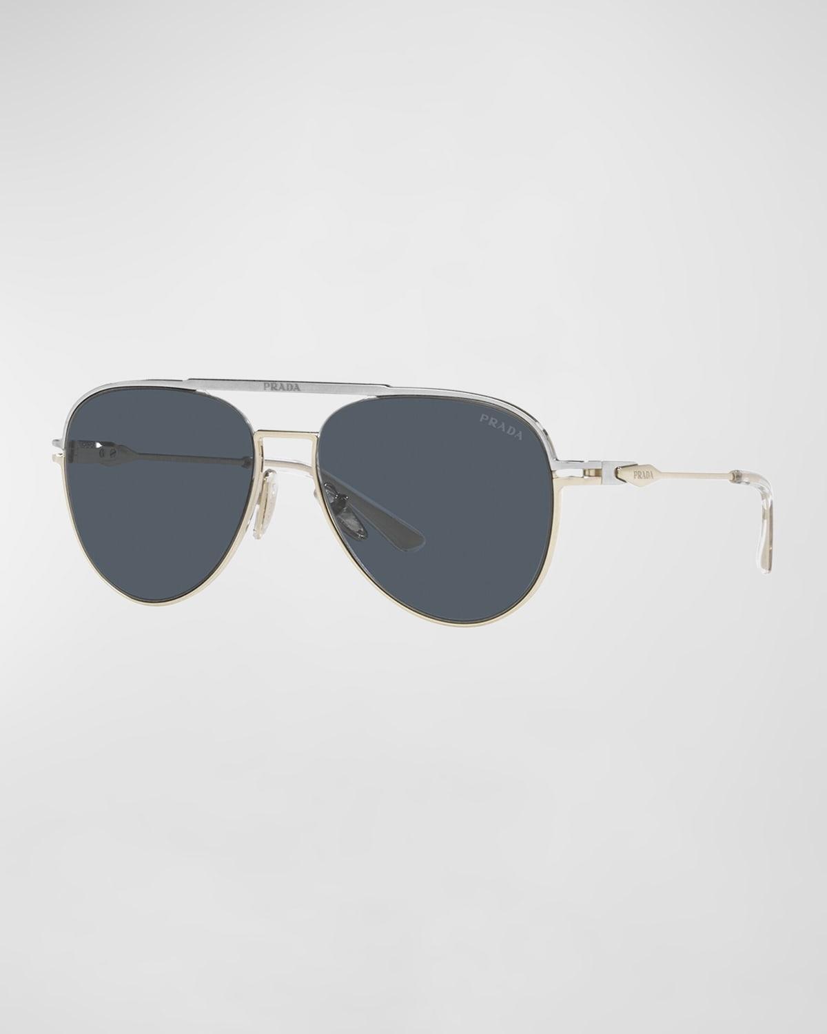 Prada 49mm Small Aviator Sunglasses Product Image