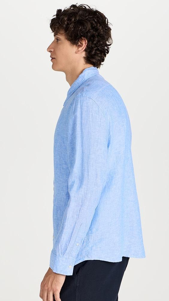 Fair Harbor The Island Long Sleeve Linen Shirt | Shopbop Product Image