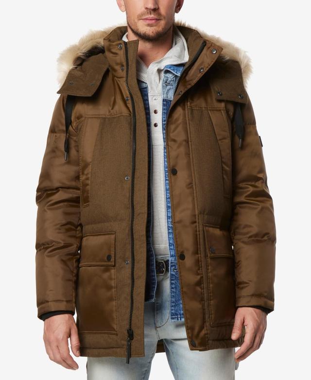 Marc New York Mens Tripp Oxford Poly & Faux Wool Combo Down Parka Product Image