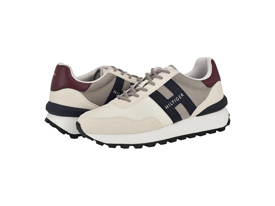 Tommy Hilfiger Gani (Light Grey/Cream Multi) Men's Shoes Product Image