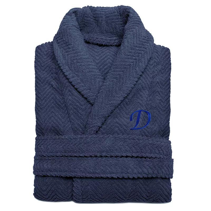 Linum Home Textiles Turkish Cotton Personalized Herringbone Weave Bathrobe, Womens Product Image