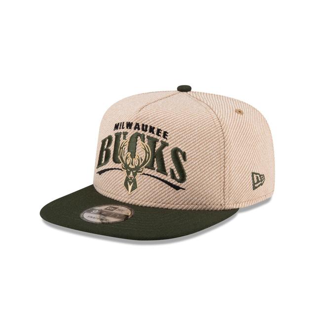 Milwaukee Bucks Terry Heather 9FIFTY A-Frame Snapback Hat Male Product Image