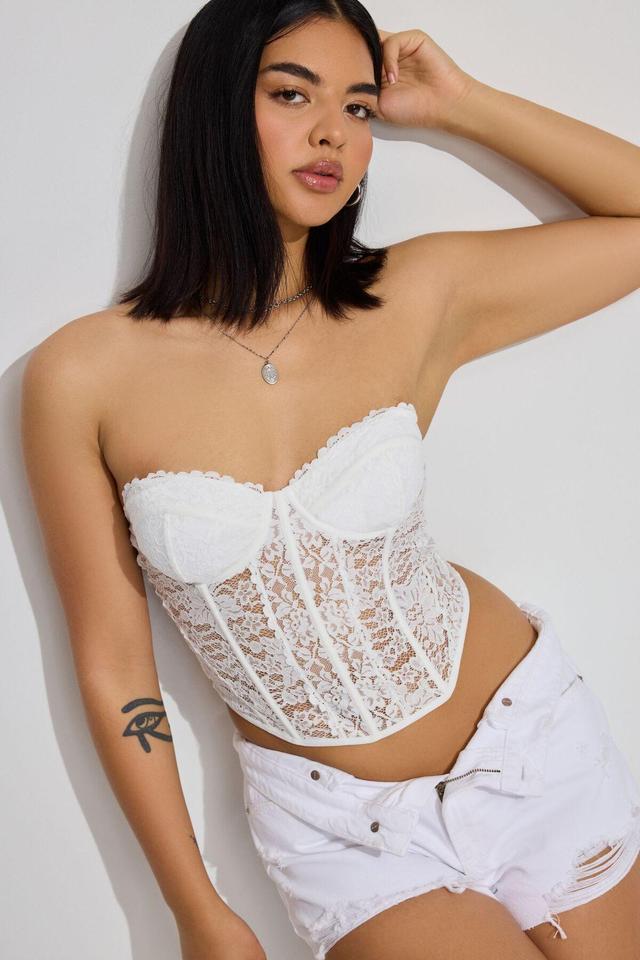 Chrishell Lace Mesh Bustier Product Image