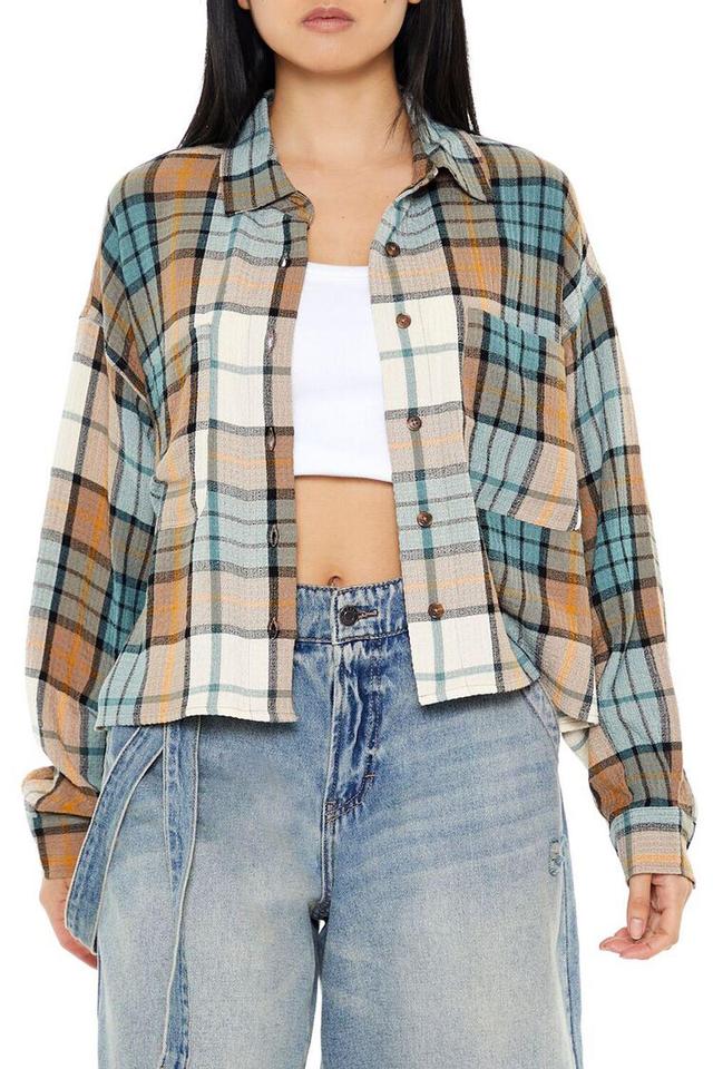 Plaid Boxy Shirt | Forever 21 Product Image