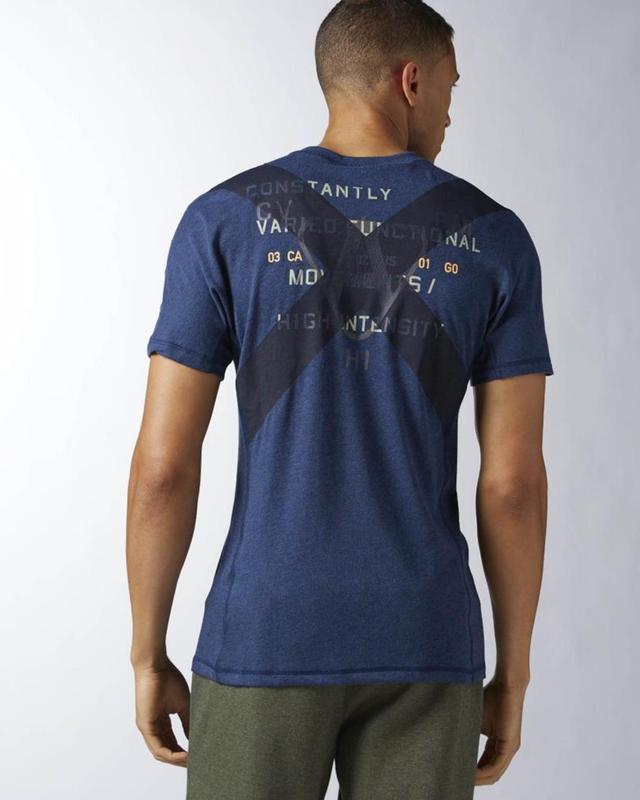 Reebok CrossFit Performance Shirt - Navy - Men's Product Image