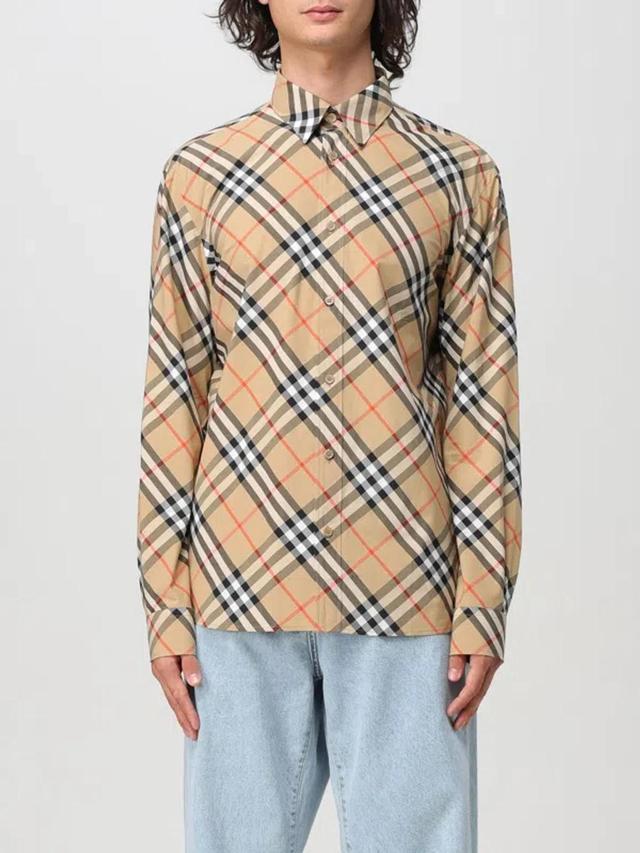 BURBERRY Shirt  Men Color Sand Product Image