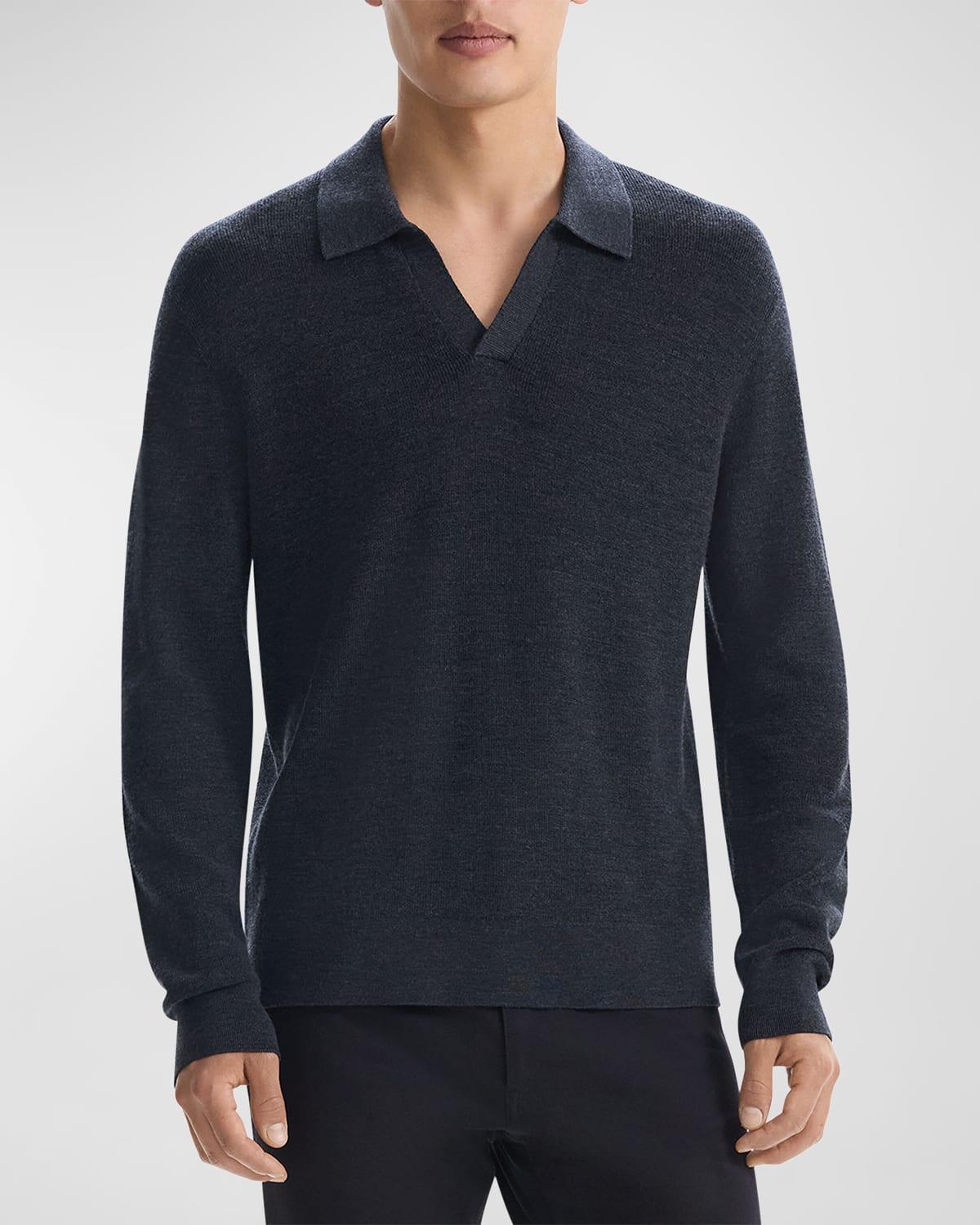 Mens Regal Merino Johnny Collar Sweater Product Image