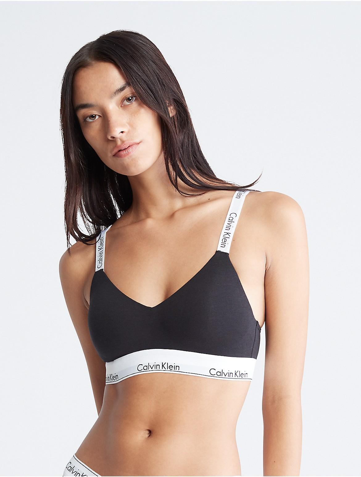 Calvin Klein Womens Modern Lightly Lined Bralette QF7059 Product Image