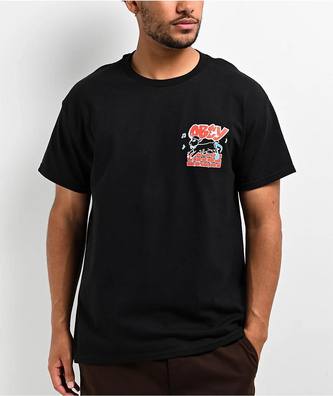 Obey Out Of Step Black T-Shirt Product Image