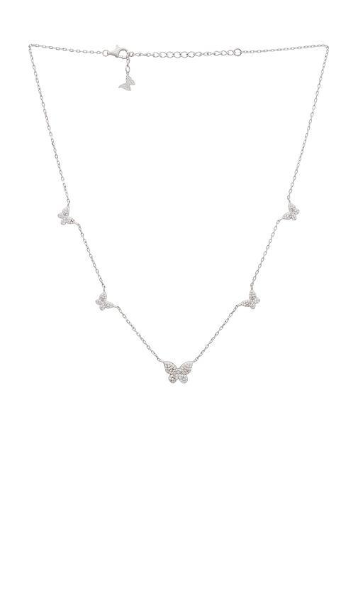 Pavé  5 Butterfly Necklace Product Image