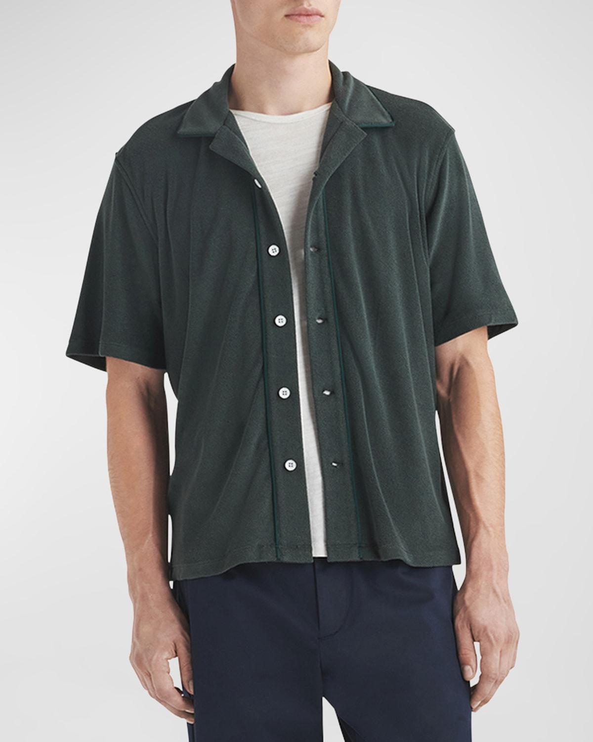 rag & bone Avery Terry Cloth Camp Shirt Product Image