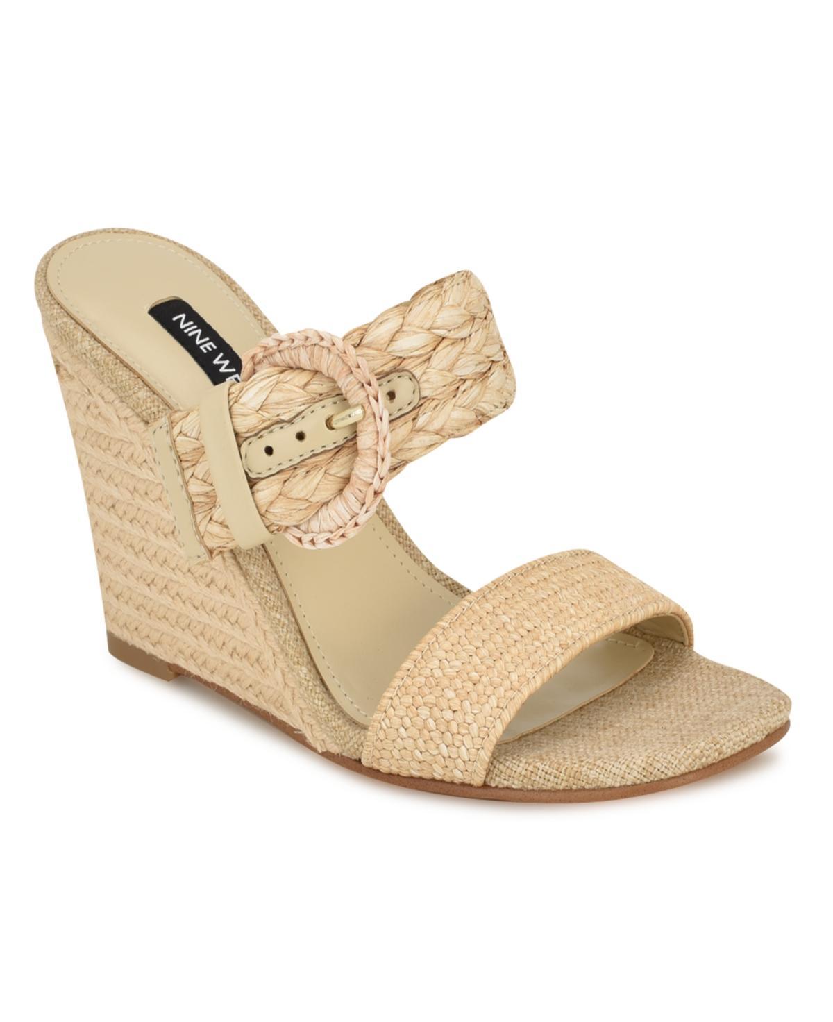 Nine West Novalie Womens Wedge Sandals Product Image