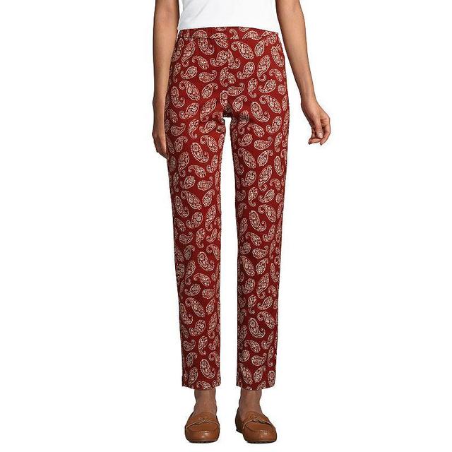 Womens Lands End Pull-On Chino Ankle Pants Product Image